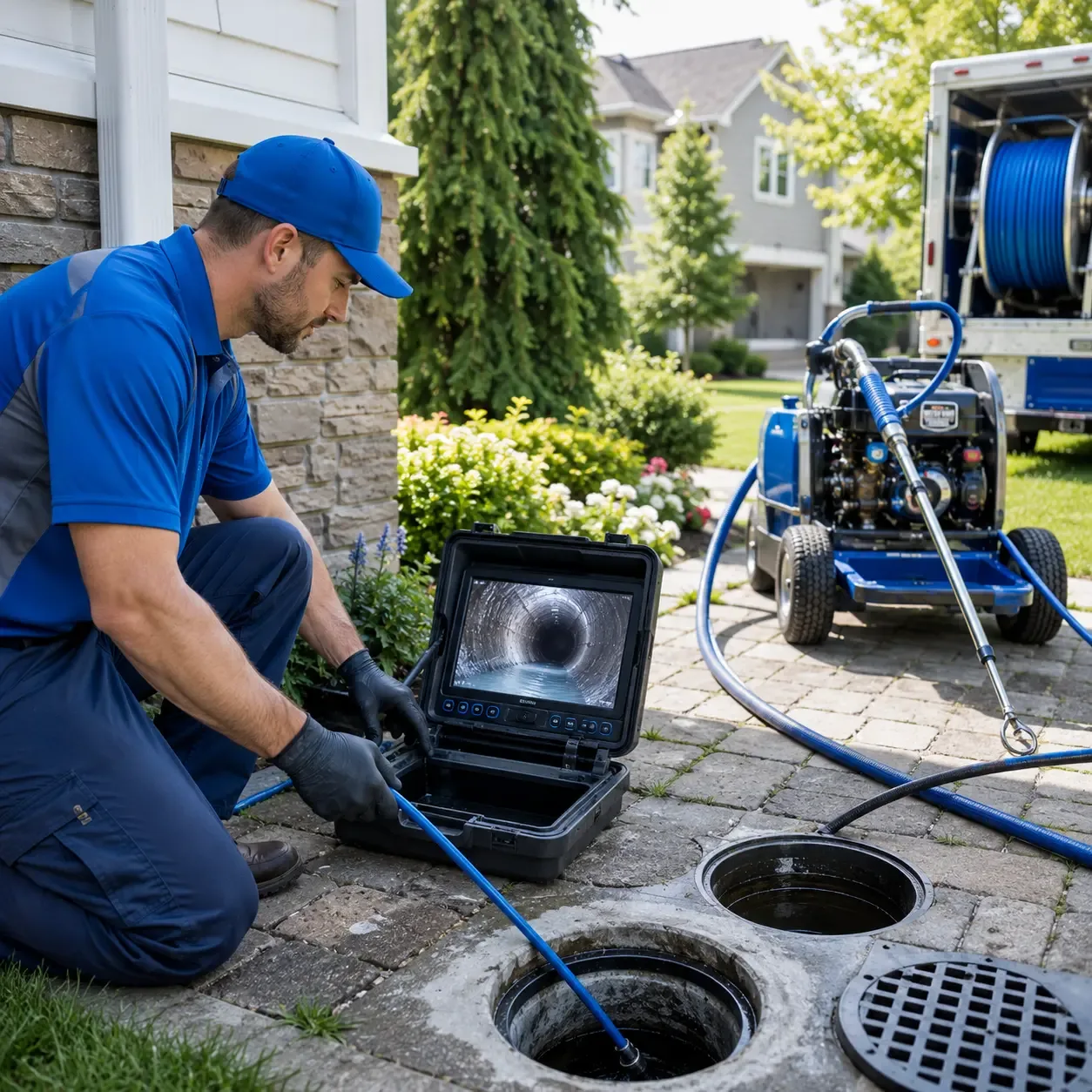 Outdoor drain cleaning professionals serving Crete, NE